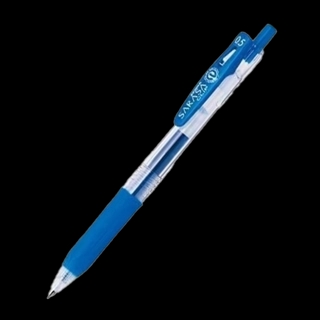 Zebra Sarasa Clip Pen 0.5 Mm, Light Blue