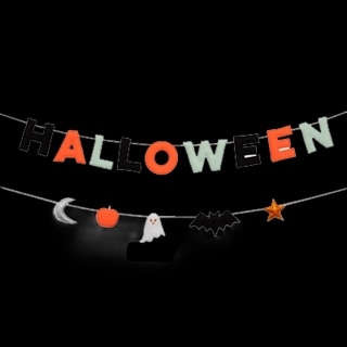 Meri Meri Halloween Felt Garland