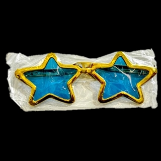 Oversized Star Shaped Party Glass Gold