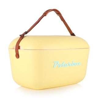 Polarbox Classic Retro Ice Box Yellow – Cyan Classic 20L