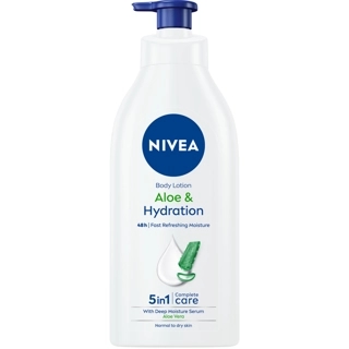 NIVEA Aloe & Hydration Body Lotion, Normal to Dry Skin, 625ml