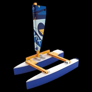 Clementoni Science Museum (Mechanics Laboratory) Sailboat Building Toy Build 10 Different Models