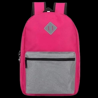 17" Moda West Backpacks for Kids for Elementary, Middle, and High School Bag Pink
