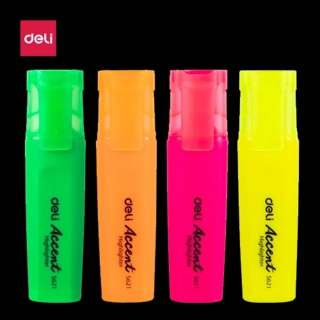 Deli 4-Color Accent Highlighters
