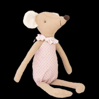 Mouse Doll Pink 39 Cm