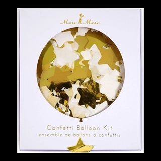 Meri Meri 8 Pack 18" Confetti Gold Balloon Kit