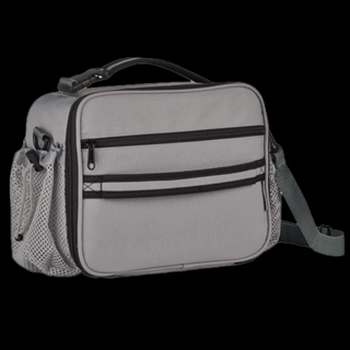 Cerbonny Kids Lunch Box, Gray, Polyester, Insulated Interior, Four Carrying Options