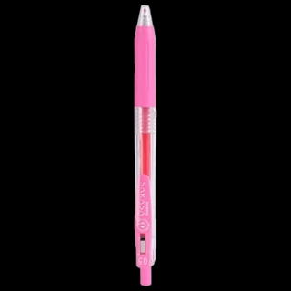 Zebra Sarasa Clip Pen 0.5 Mm, Pink