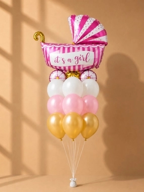 Newborn Girl Balloons 1
