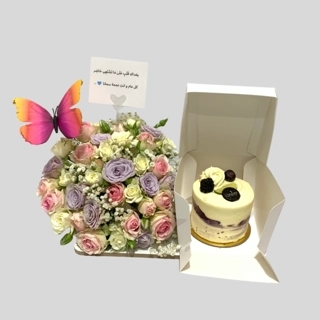 Flowers with cake 2