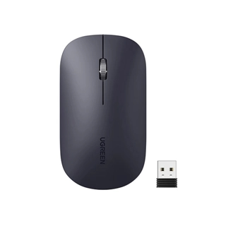 Ultra Slim and Portable Wireless Mouse (Black)