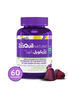Vicks ZzzQuil Natura Berry Melatonin 60 Pieces
