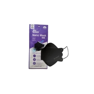 AIRQUEEN NANO FACE MASK EAR LOOP KOREA BLACK 1 P