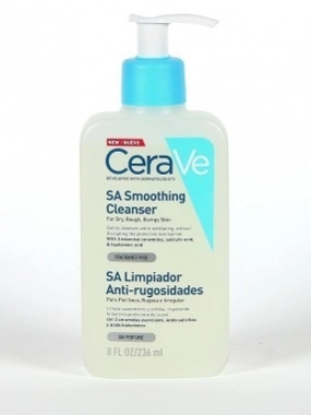 CERAVE SA SMOOTHING CLEANSER DRY ROUGH BUMPY SKIN 236ML