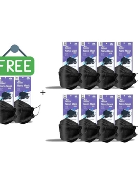 OFFER AIRQUEEN NANO( 10 PCS )FACE MASK EAR LOOP KOREA BLACK