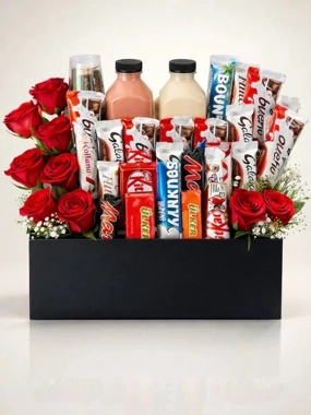 Luxury Chocolate & Rose Gift Box