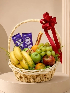 Luxury Fruit & Chocolate Gift Basket