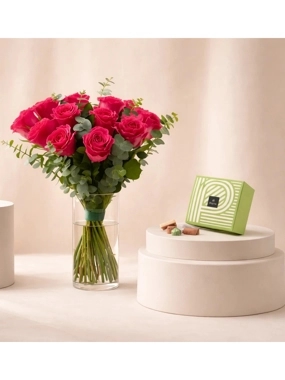 Rose & Patchi Chocolate Gift Set