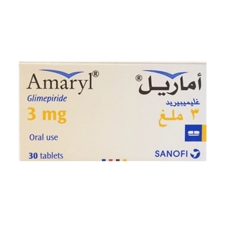 Sanofi Glimepiride Tablets 3mg 30 Count