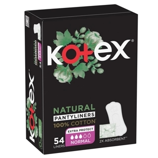 Kotex Natural Panty Liners 54 Pieces