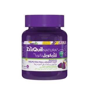 Vicks ZzzQuil Natura Melatonin Gummies 30 Pieces
