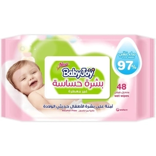 Babyjoy Alcohol-Free Wet Baby Wipes 48 Pieces