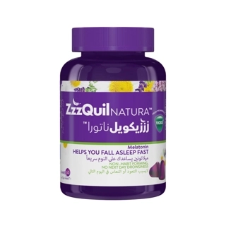 Vicks ZzzQuil Natura Berry Melatonin 60 Pieces