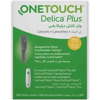 One Touch Delica Plus Lancets 30G 100 Pieces