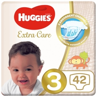 Huggies Extra Care Diapers Size 3 42 Pieces