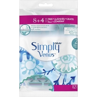 Gillette Simply Venus Blades Disposable Razors 12 Pieces