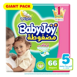 Babyjoy Junior Diaper 66 Pieces