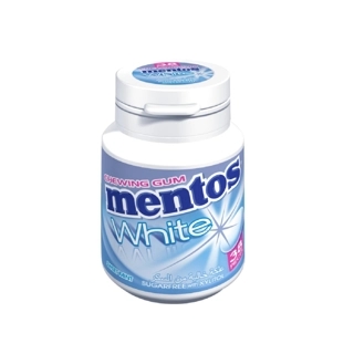 Mentos White Sweet Mint Sugar-Free Chewing Gum 38 Pieces