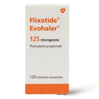 GSK Evohaler Flixotide 125 Mcg 120 Actuations