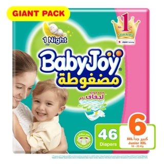 Babyjoy Junior XXL Diaper Size 6 46 Pieces