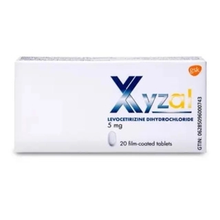 GSK Xyzal Levocetirizine Tablets 5mg 20 Count