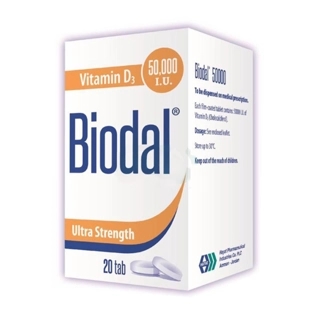 Biodal Ultra Strength Vitamin D3 Tablets 20 Count
