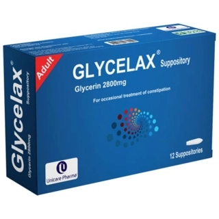 Glycelax Glycerin Adult Laxative 12 Pieces