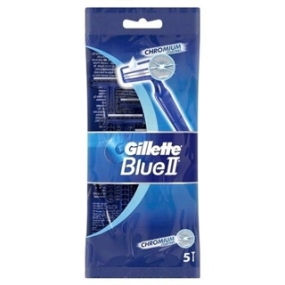 Gillette Blue II Regular Razor 5 Pieces