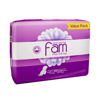 Fam Classic Maxi Pads with Wings 50 Pieces