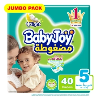 Babyjoy Size 5 Junior Diaper 40 Pieces