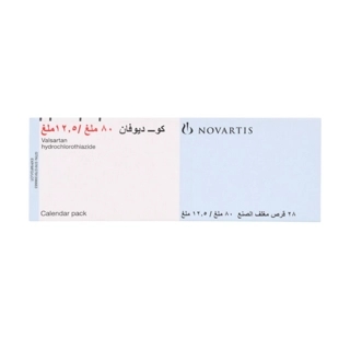 Novartis Codiovan Tablets 80/12.5mg 28 Pack