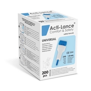Acti-Lance Comfort & Safety Diabetic Lancets 200 pcs