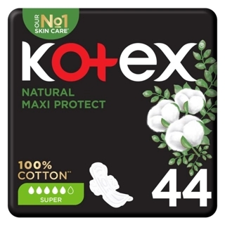 Kotex Natural Maxi Protect Thick Pads 44 Pieces