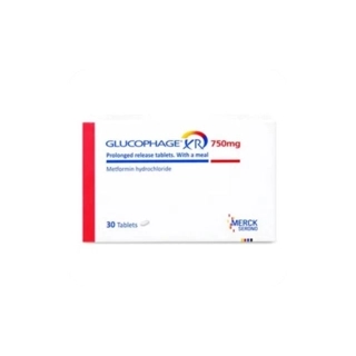 Merck Serono Glucophage XR Metformin Tablets 30x750mg