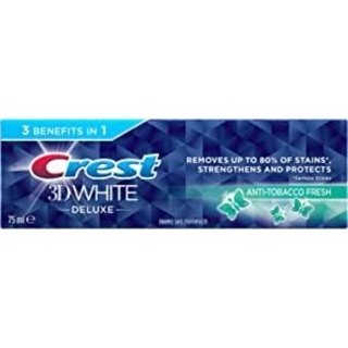 Crest 3D White Deluxe Anti-Tobacco Toothpaste 75ml