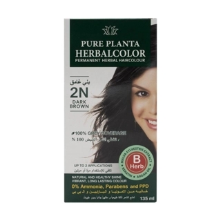 Pure Planta Herbalcolor Dark Brown Haircolour 135ml