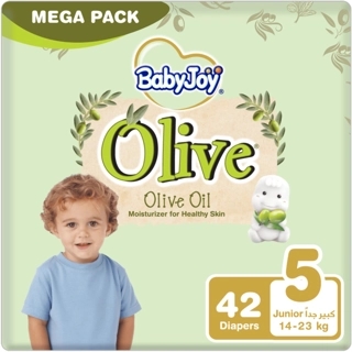 Babyjoy Olive Junior Diapers 42 Pieces
