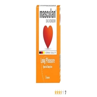 Masculan Small Long Pleasure Condoms 3 Pieces