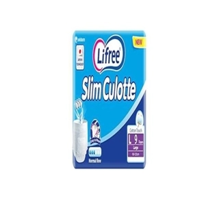Lifree Slim Culotte Adult Diapers Large 9 Pieces
