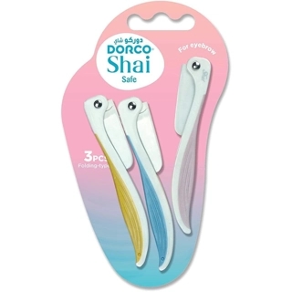 Dorco Shai Folding Eyebrow Razors 3 Pcs